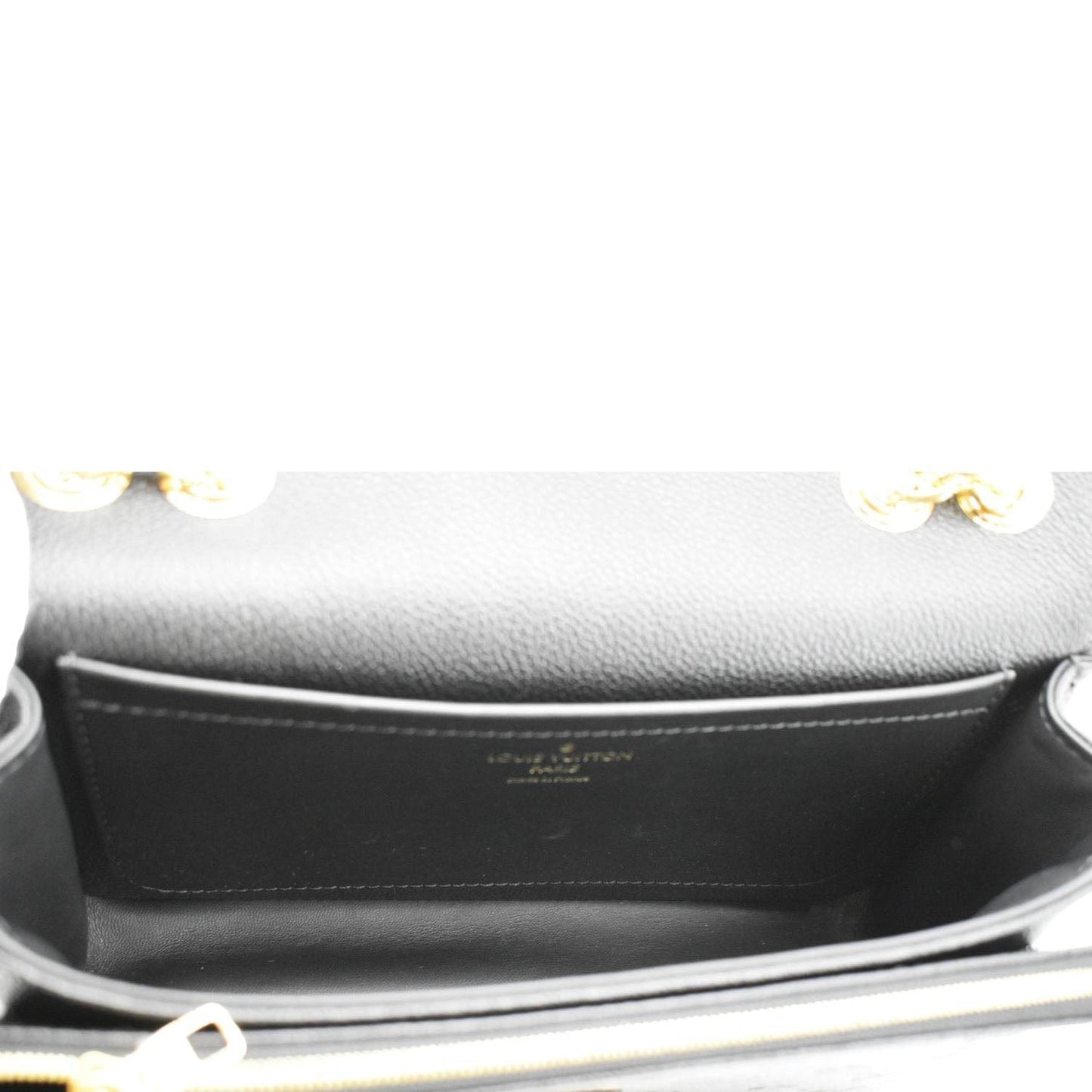 LOUIS VUITTON Marceau Monogram Empreinte Leather Shoulder Bag Black