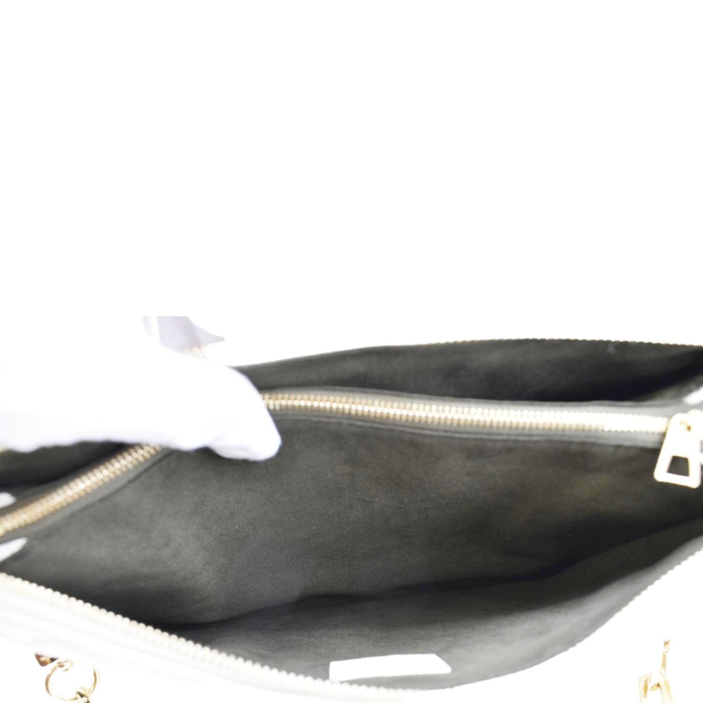 LOUIS VUITTON Coussin PM Monogram Embossed Shoulder Bag Creme