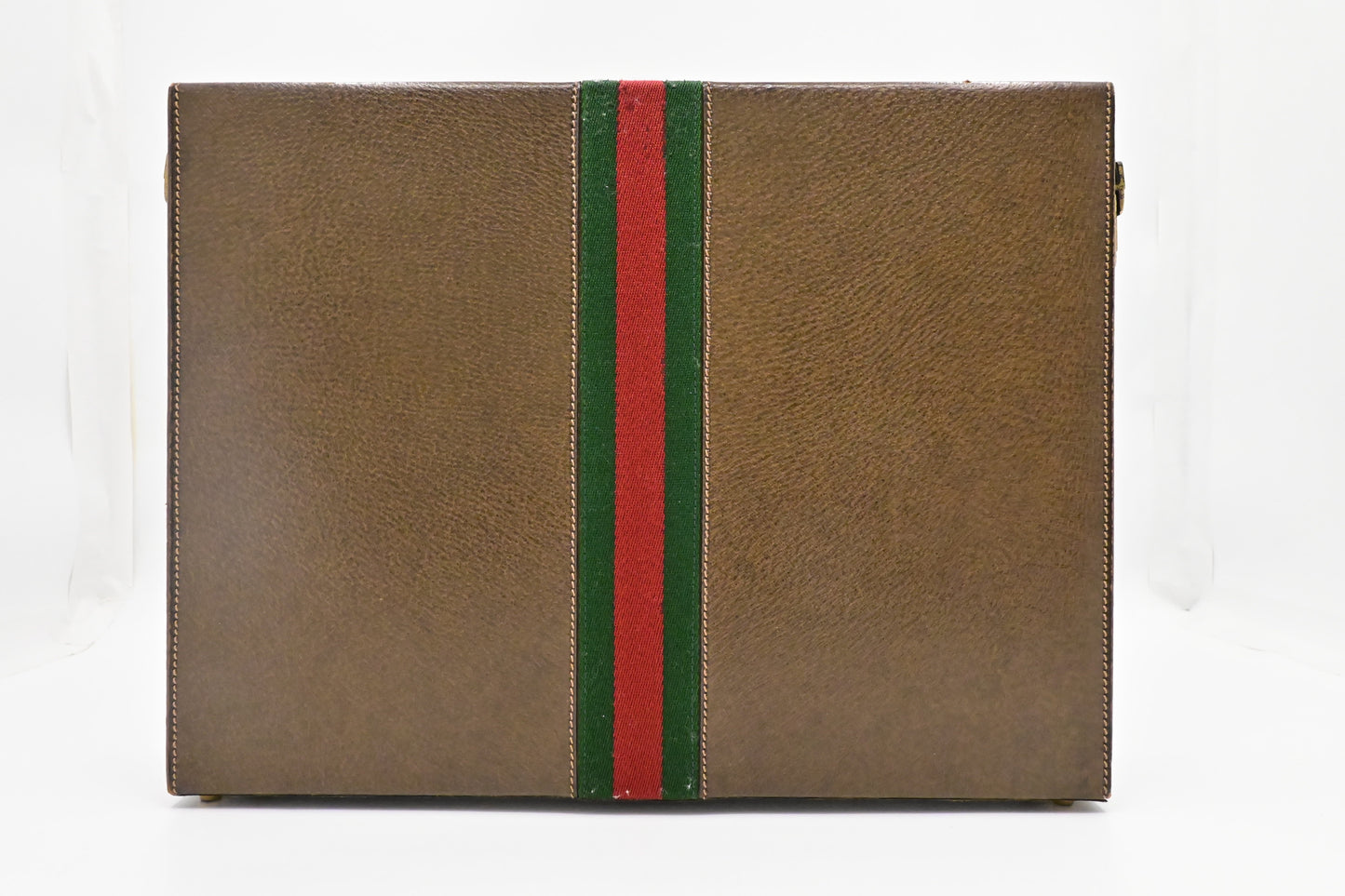 Gucci Sherry Line Briefcase in Brown Leather