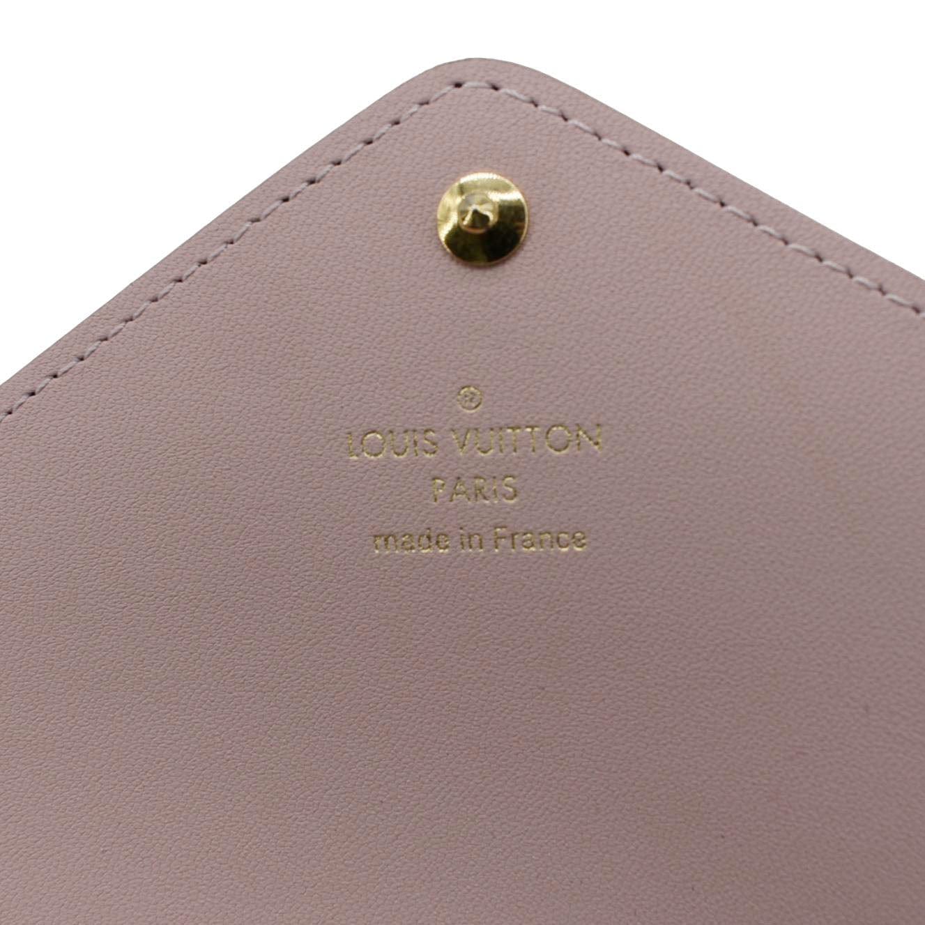 LOUIS VUITTON Kirigami Pochette Large Monogram Canvas Clutch Rose Ballerine