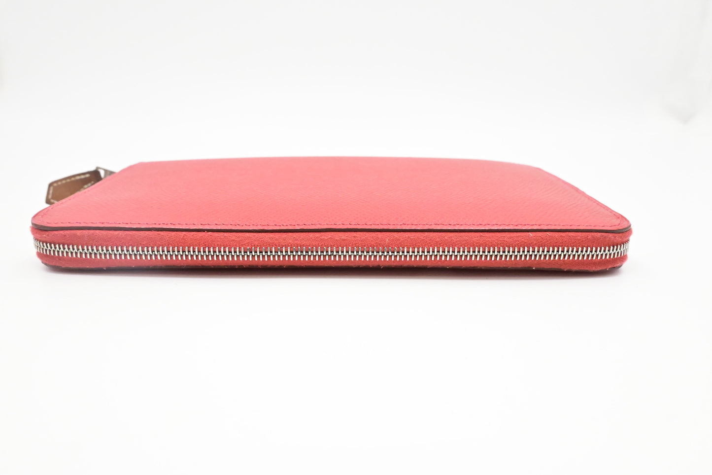 Hermes Epsom Silk'in Zippy Wallet in Bougainvillea Leather