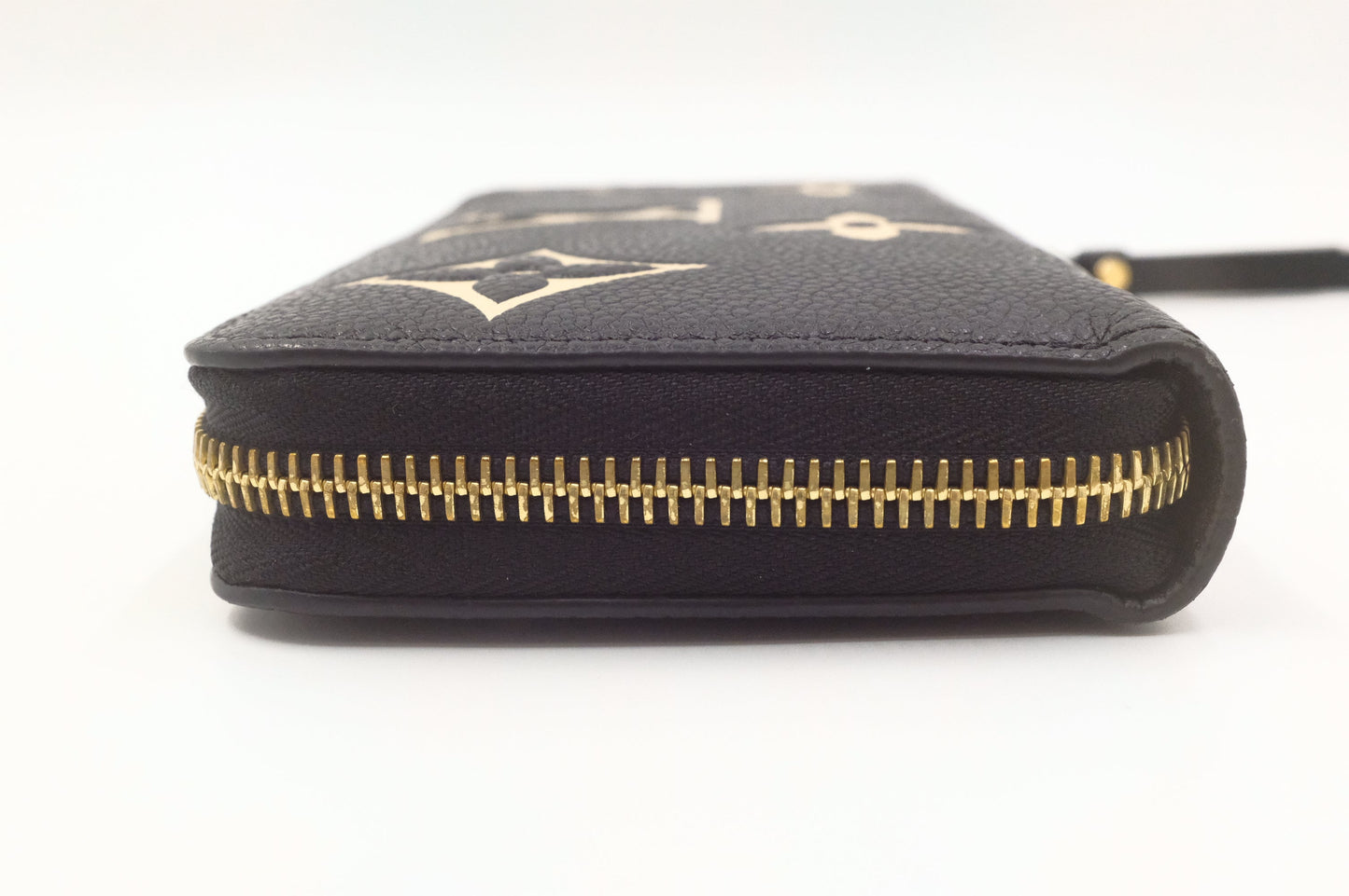 Louis Vuitton Long Zippy Wallet in Black and Beige Bicolor Empreinte Leather