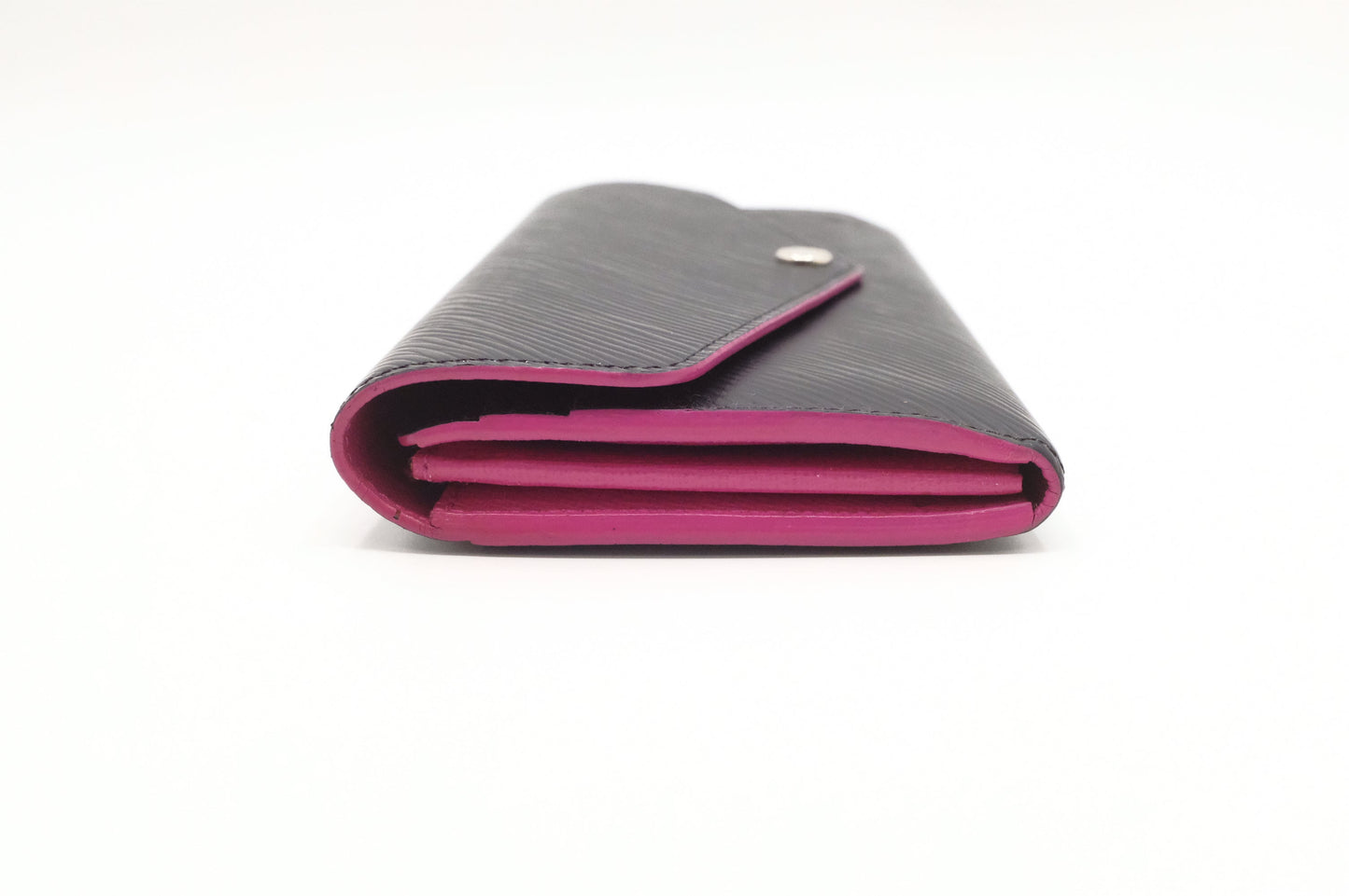 Louis Vuitton Sarah Wallet NM in Black Epi Leather