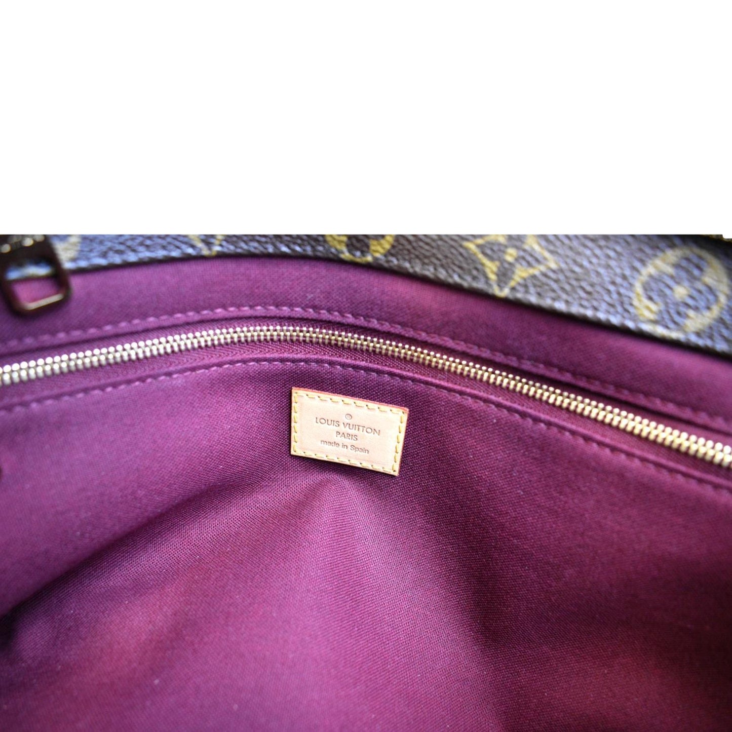 LOUIS VUITTON Raspail PM Monogram Canvas Shoulder Bag Brown