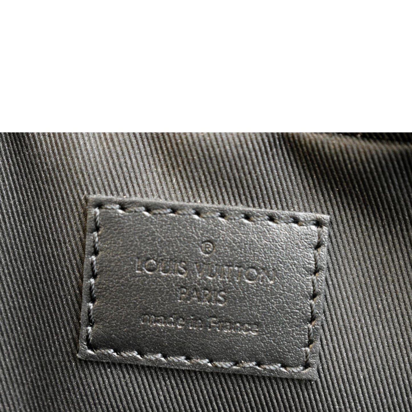LOUIS VUITTON Trio Monogram Eclipse Messenger Bag Grey