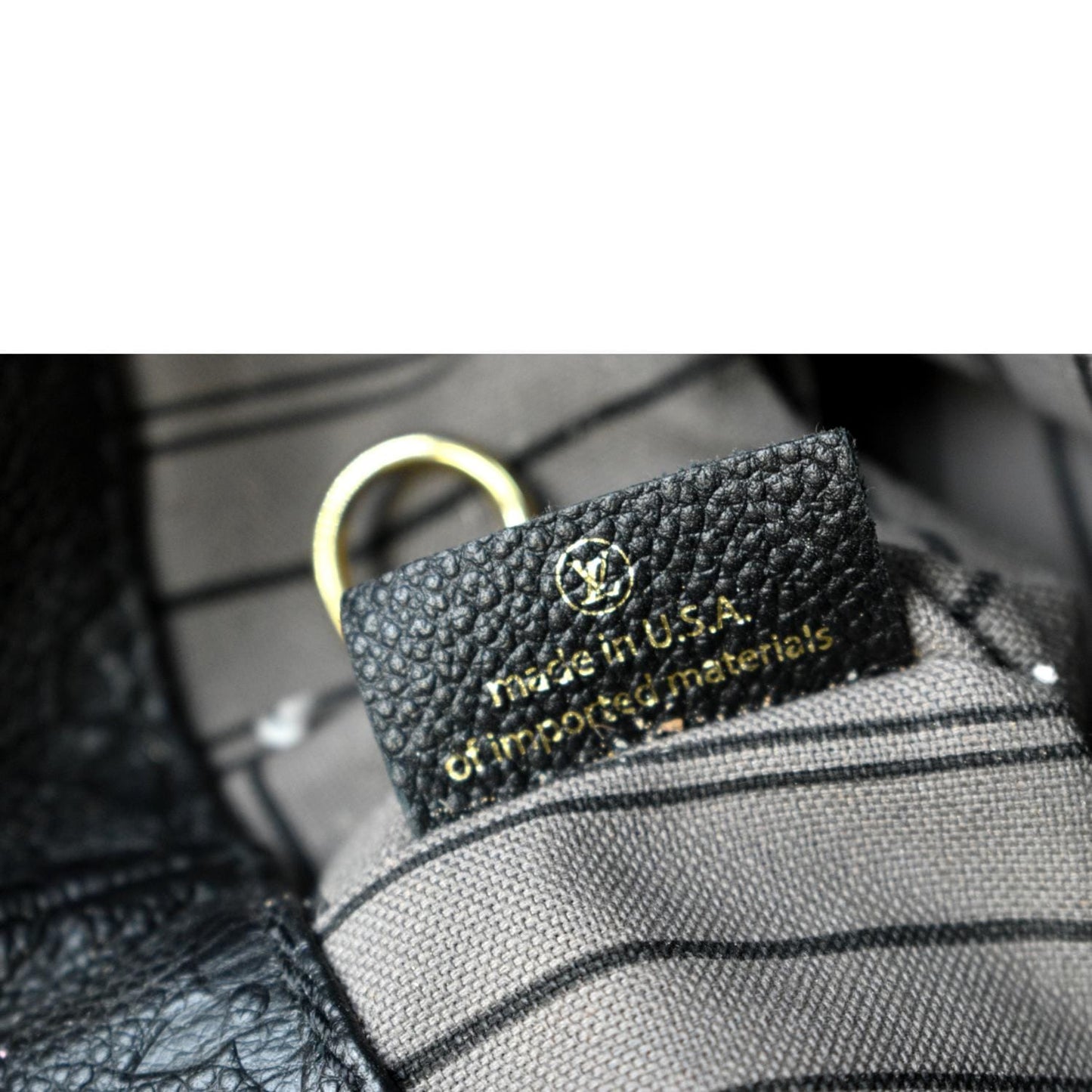 LOUIS VUITTON Artsy MM Empreinte Leather Hobo Bag Black