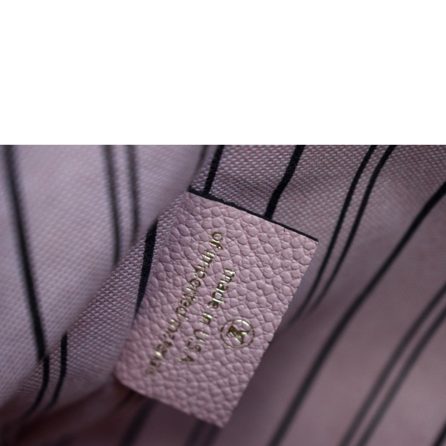 LOUIS VUITTON Metis Pochette Empreinte Leather Crossbody Bag Pink
