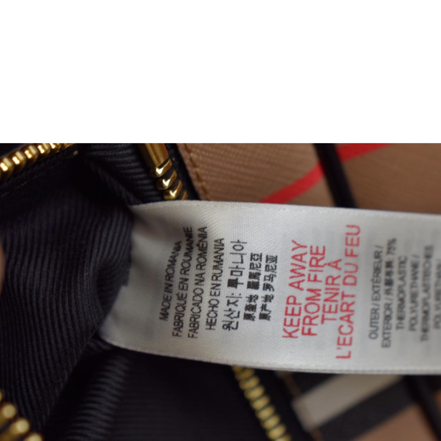 BURBERRY Icon Stripe Sonny E-Canvas Bum Bag Archive Beige