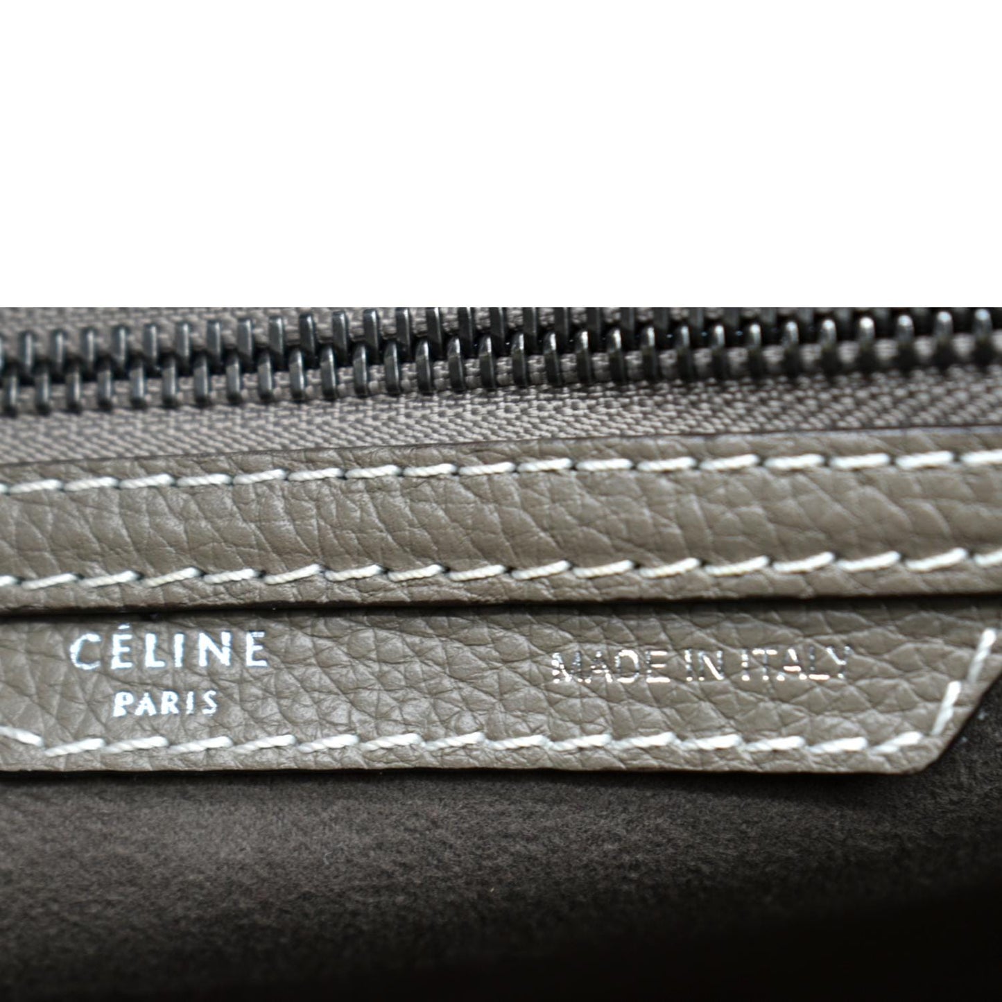 CELINE Souris Mini Luggage Calfskin Leather Tote Bag Dune - Sold