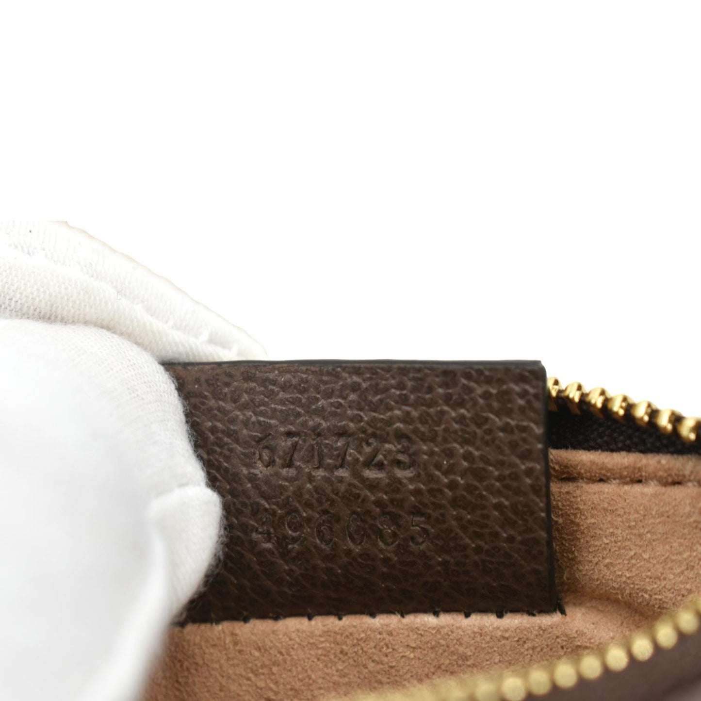 GUCCI Ophidia GG Supreme Canvas Card Case Brown 671723