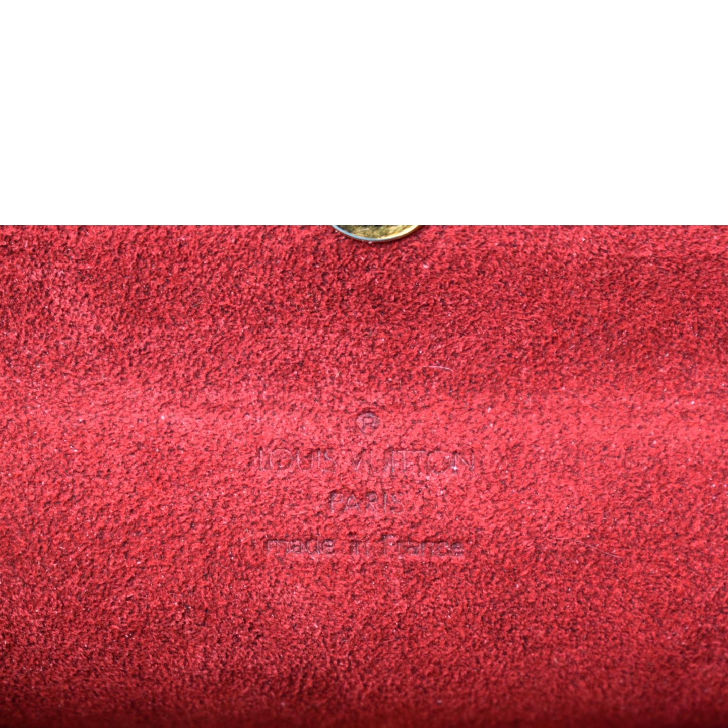 LOUIS VUITTON Recital Monogram Canvas Shoulder Bag Brown