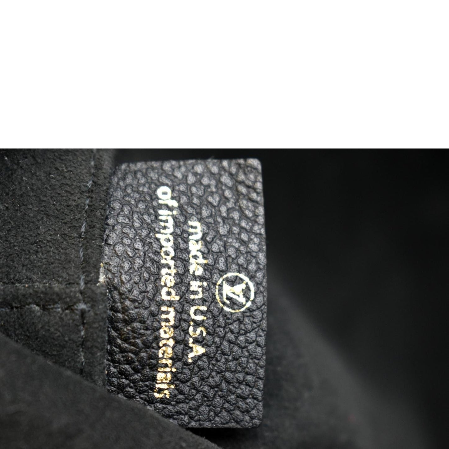 LOUIS VUITTON Boite Chapeau Souple MM Monogram Empreinte Shoulder Bag Black