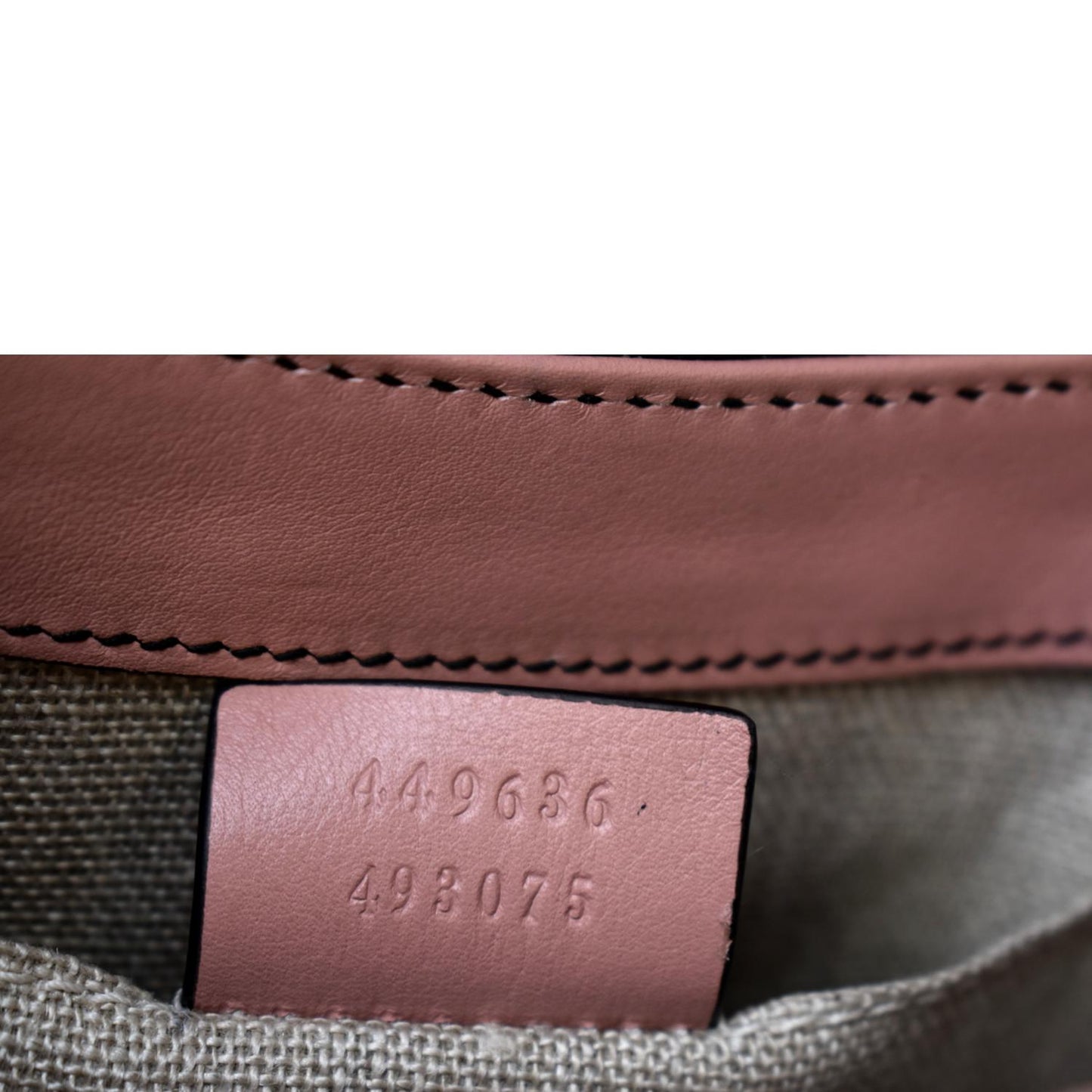 GUCCI Emily Mini Micro GG Guccissima Leather Shoulder Bag Pink 449636