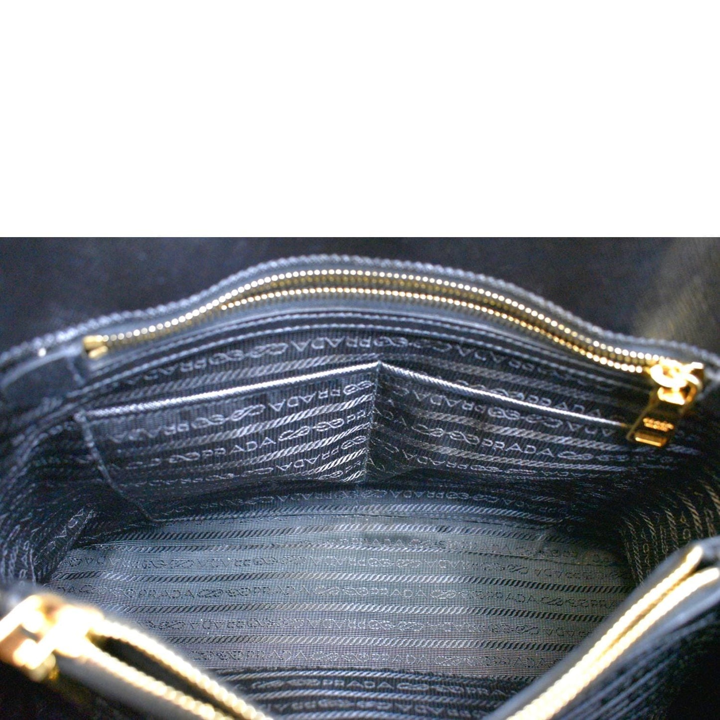 PRADA Lux Medium Promenade Saffiano Leather Shoulder Bag Black - New Year Deals