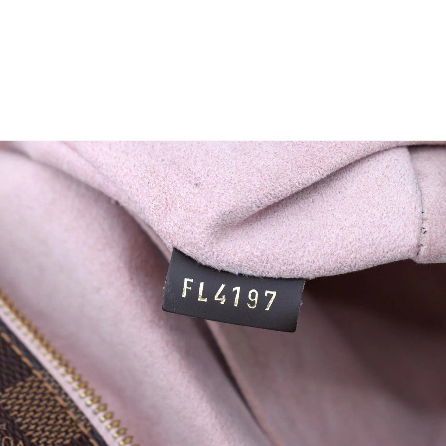 LOUIS VUITTON Jersey Damier Ebene Shoulder Bag Magnolia