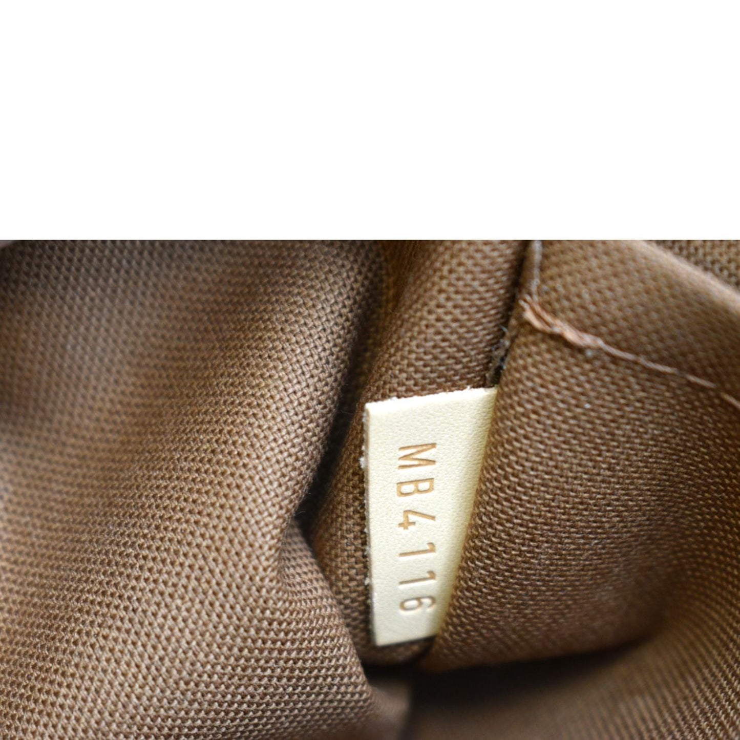 LOUIS VUITTON Pochette Accessoires Monogram Canvas Pouch Bag Brown