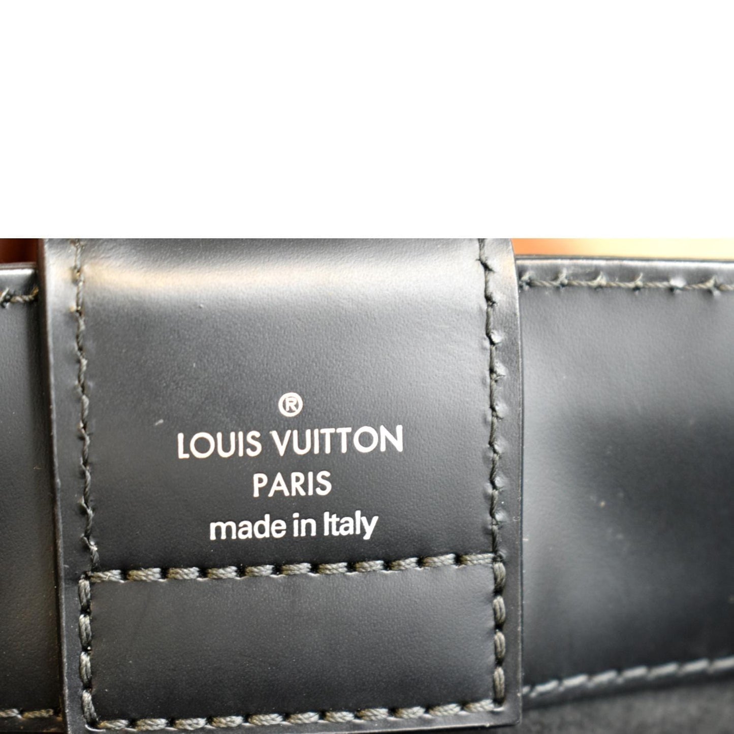 LOUIS VUITTON Kleber Epi Leather Shoulder Bag Black