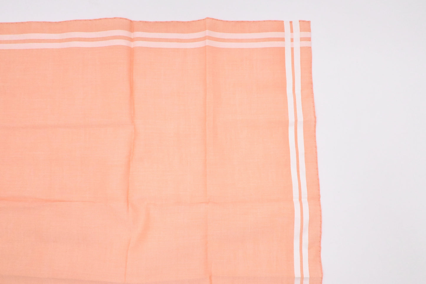 Hermes Handkerchief in Orange Cotton