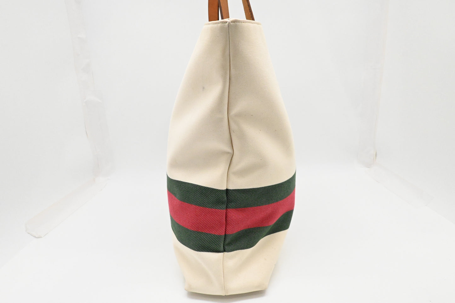 Gucci Tote Bag in White Canvas