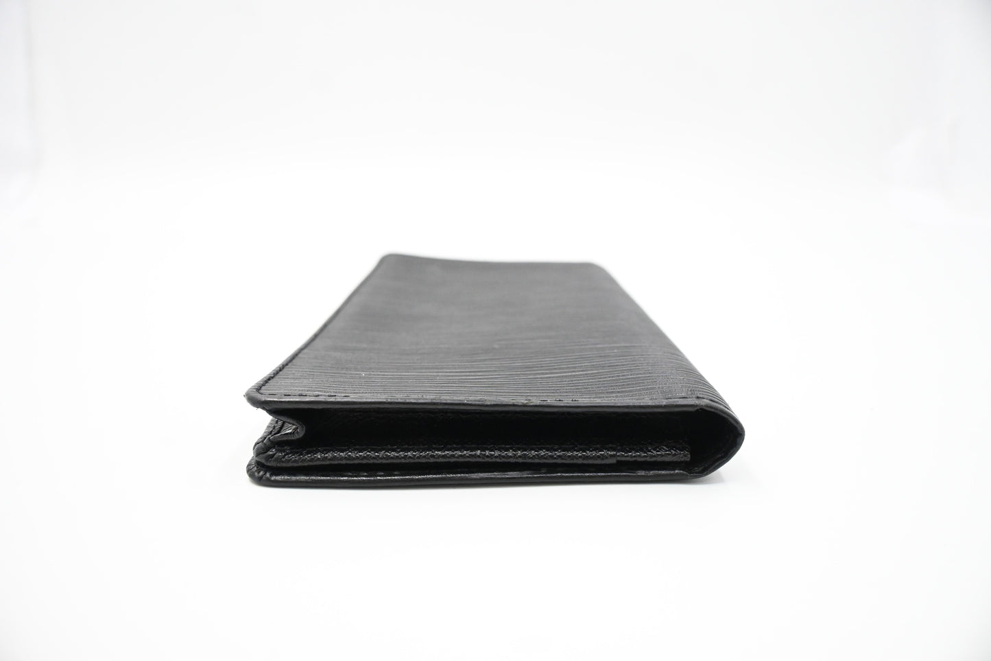 Louis Vuitton Long Bifold Wallet in Black Epi Leather
