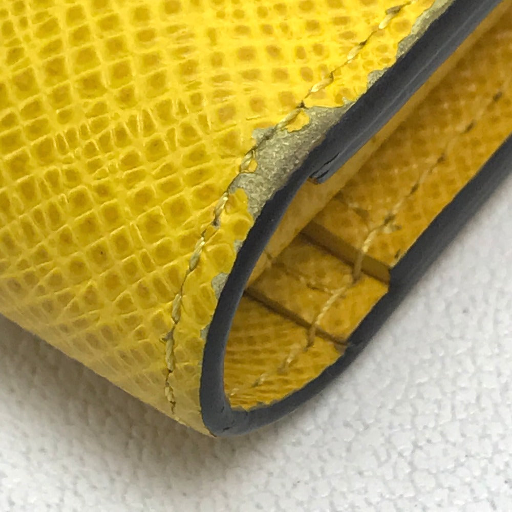 LOUIS VUITTON Long Wallet Purse M42087 Taiga Leather yellow Taiga Portefeuille Blaza mens