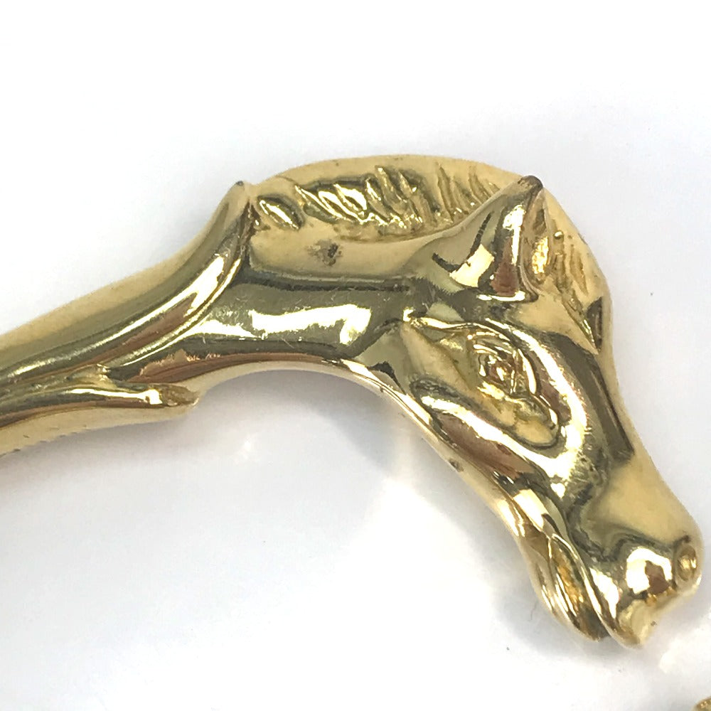 HERMES Bangle Gold Plated gold Accessories Shuval horse horse Women