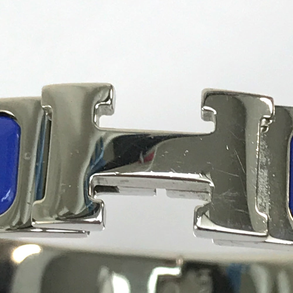 HERMES Bangle metal Blue / Silver clicclacPM