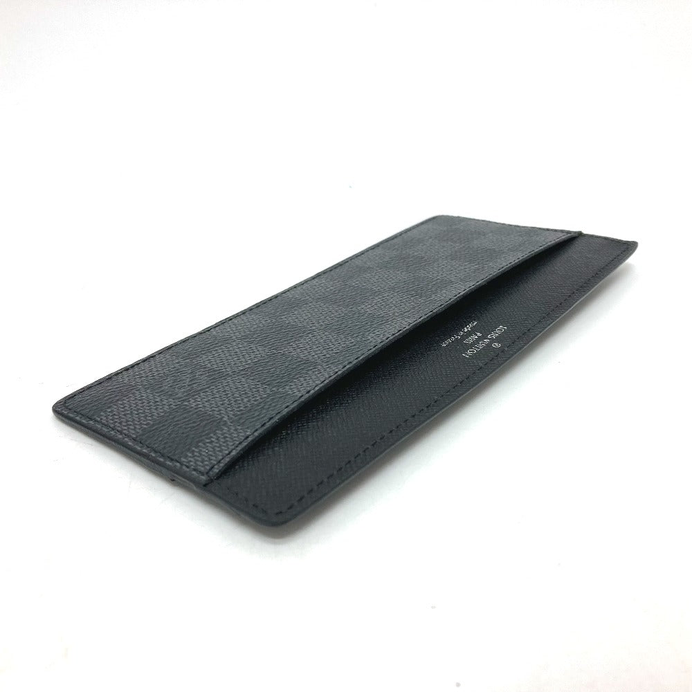 LOUIS VUITTON Card Case Damier Grafitto Canvas black Damier Grafitte mens