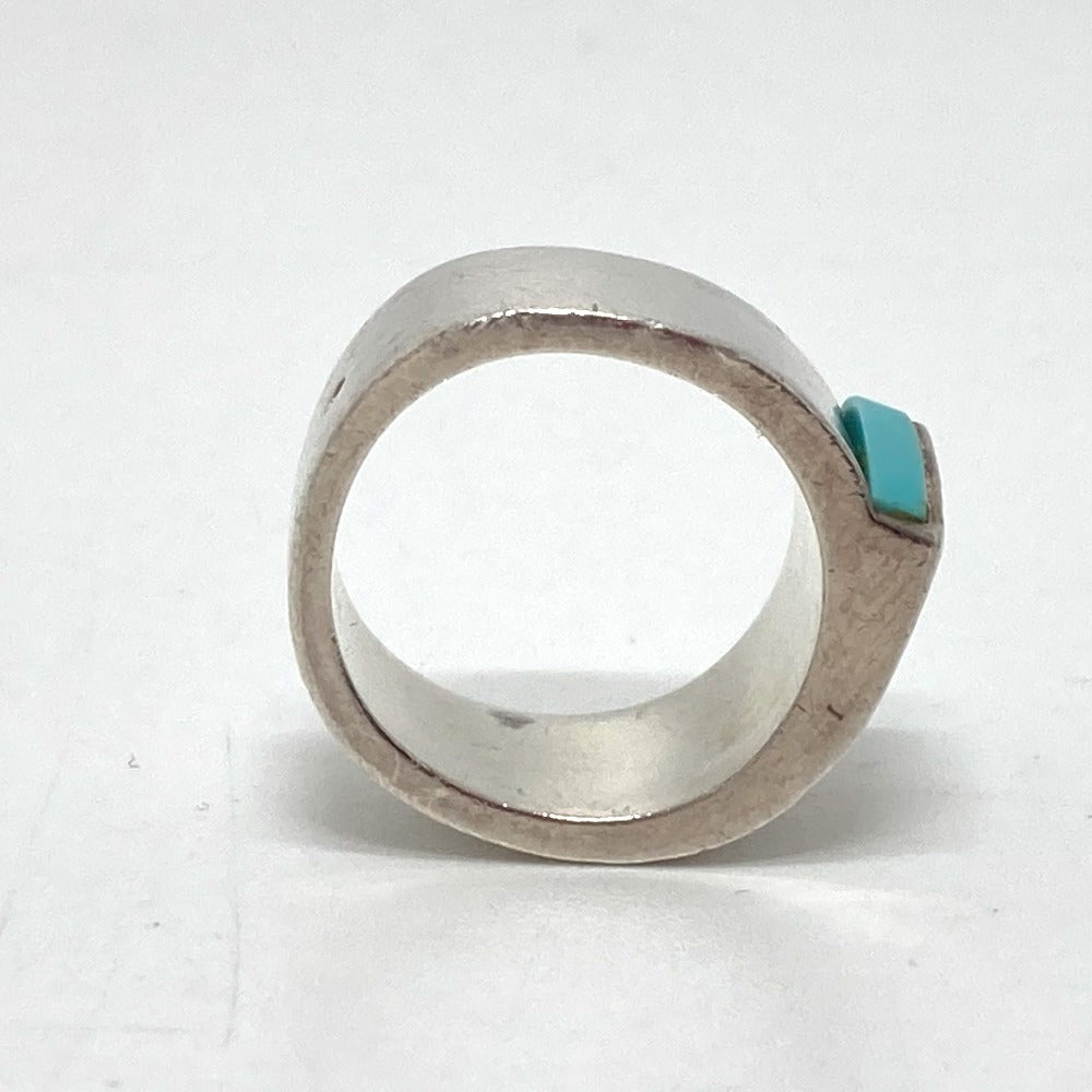 HERMES Ring SV925 Silver H logo candy Women 50