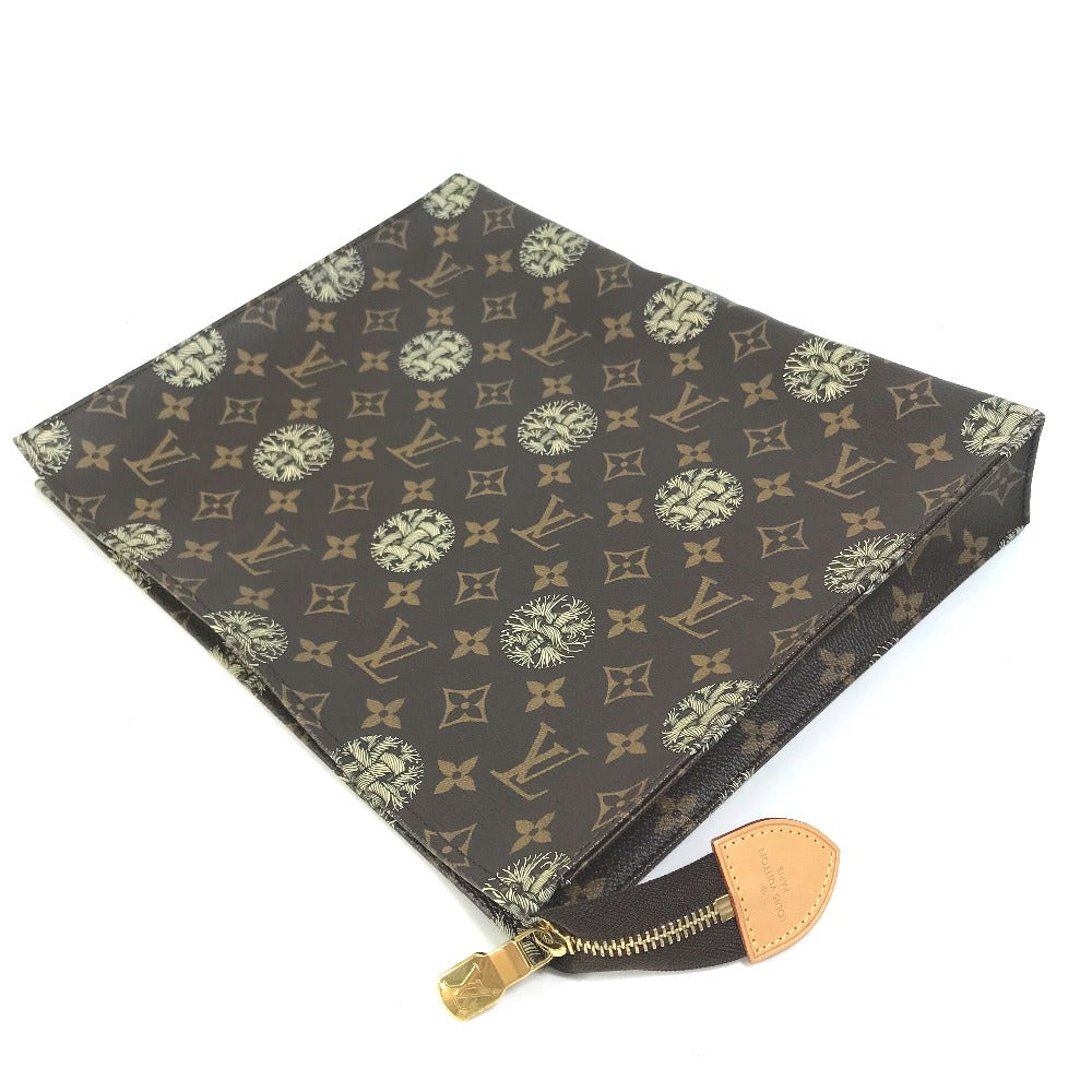 LOUIS VUITTON Clutch bag M41513 Monogram canvas Brown Monogram Christopher Nemeth Rope Pochette Voyage mens