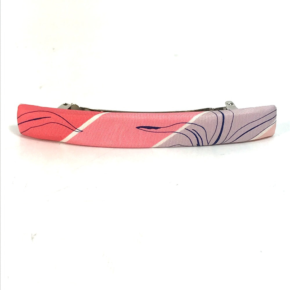 HERMES Valletta silk pink hair accessory Overall handle Women