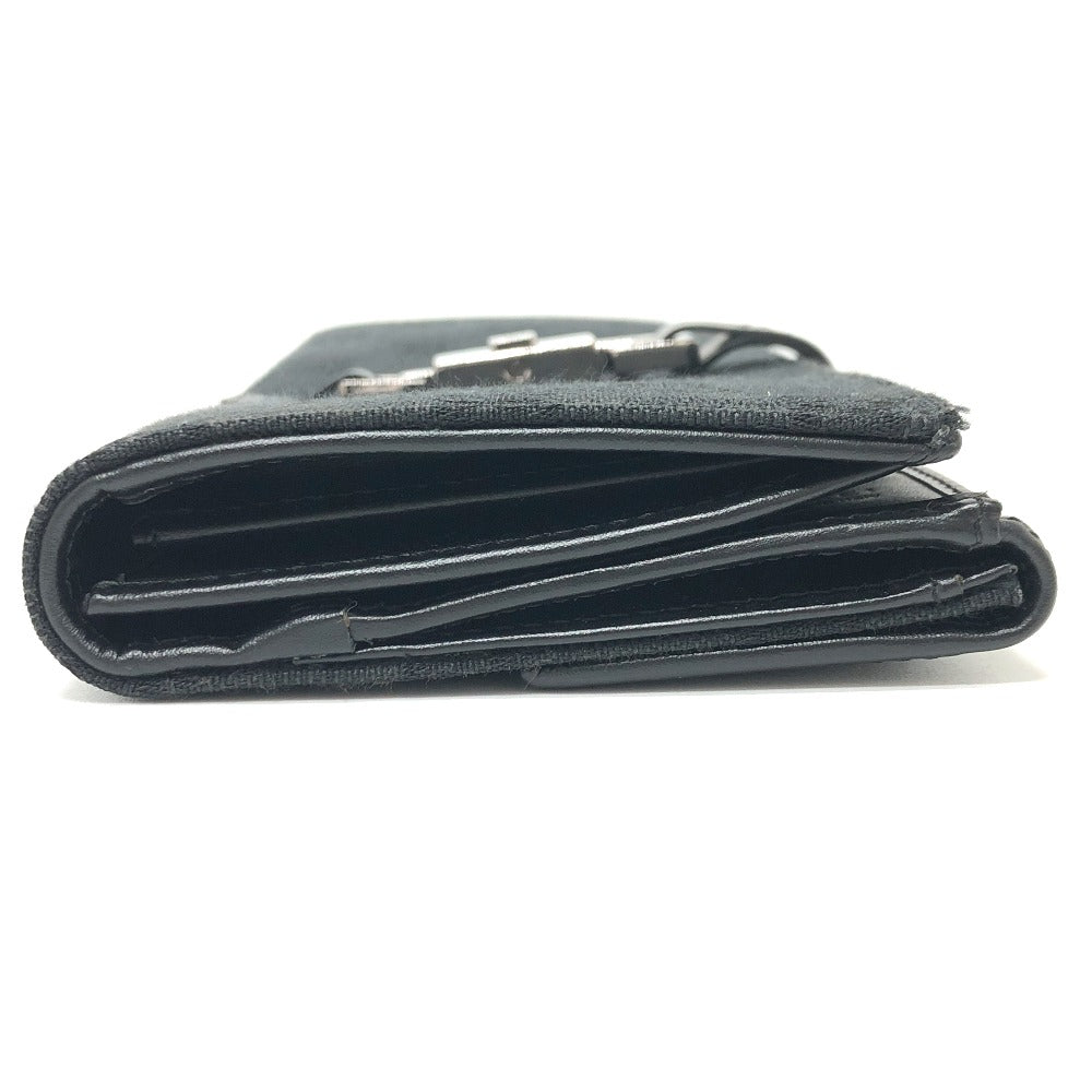 GUCCI Folded wallet 035.2184 GG canvas black GG Jackie Women