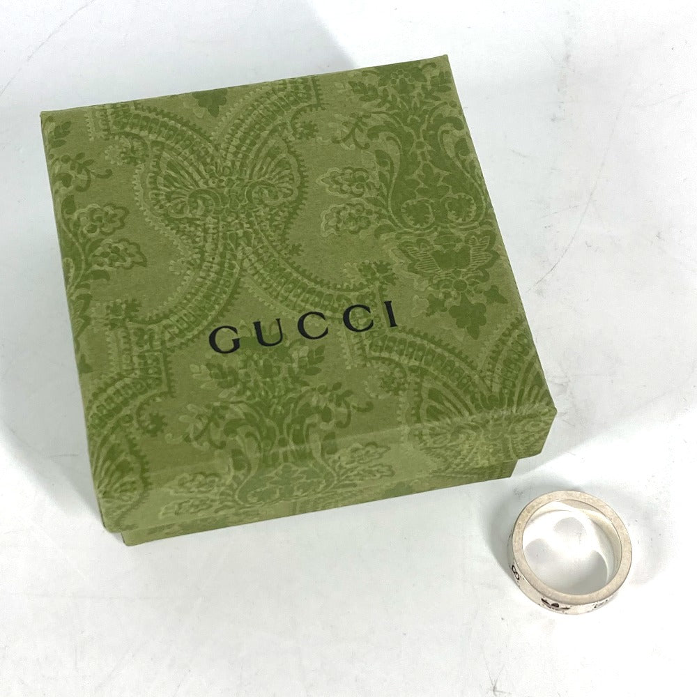 GUCCI Ring 702766 AG925 Silver Adidas adidas collaboration Engraving Wide Ring mens 21