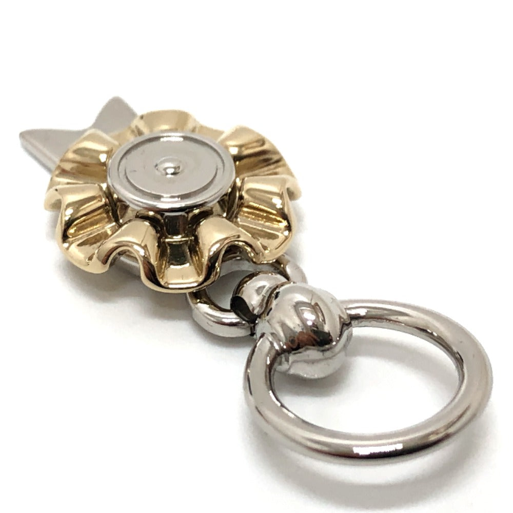 HERMES Scarf ring metal Silver Twilly Ring Flotte Women
