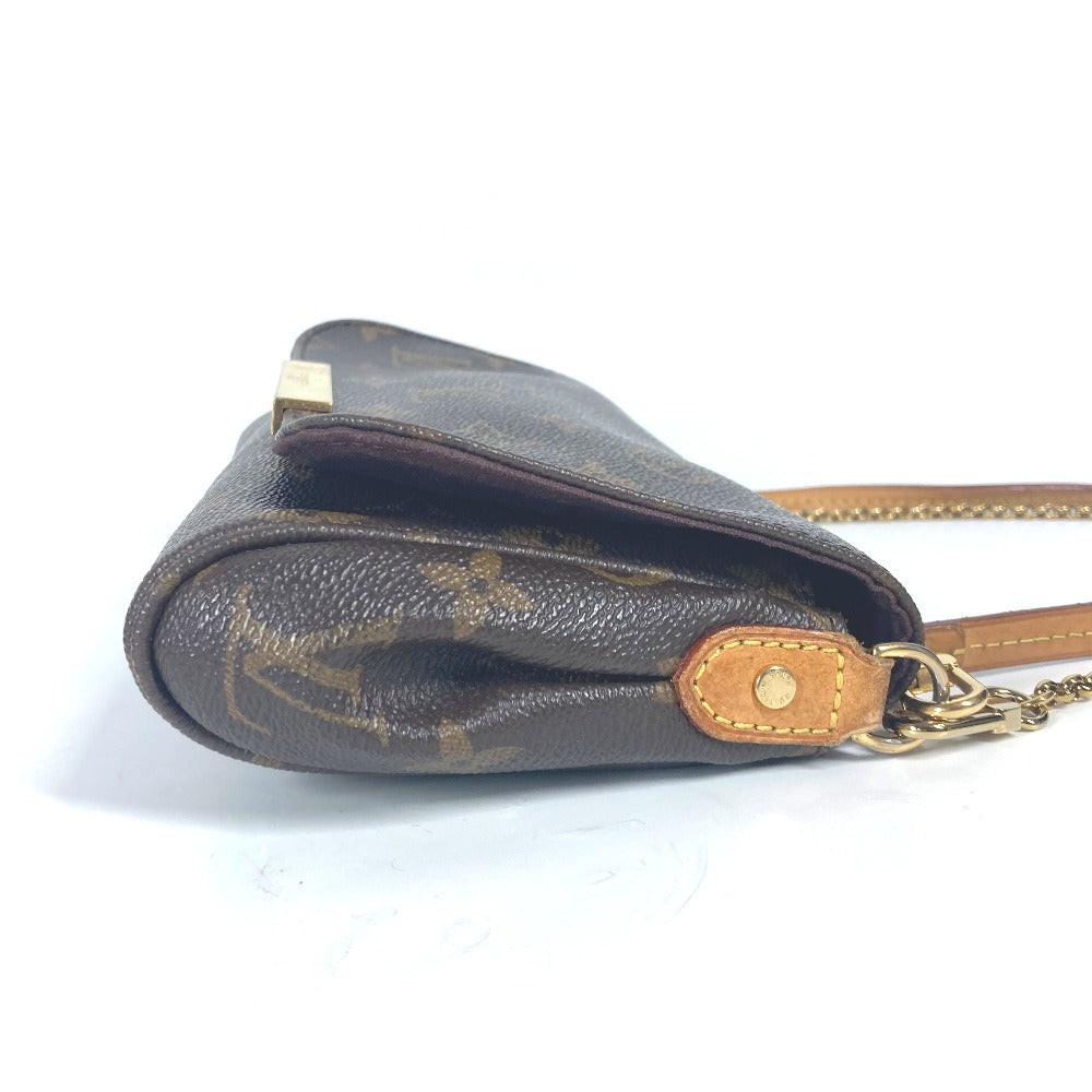 LOUIS VUITTON Shoulder Bag M40717 Monogram canvas Brown Monogram Favorit PM Women