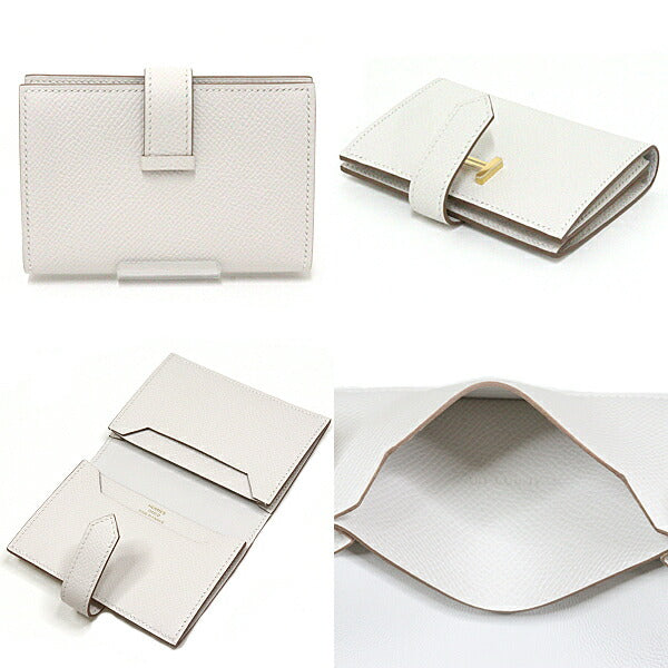 HERMES Card Case Epsom mushroom Bearn Card Case