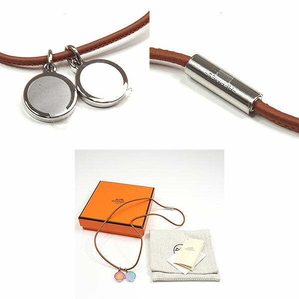 HERMES Pendant metal Acidure Pendant "Eclipse"
