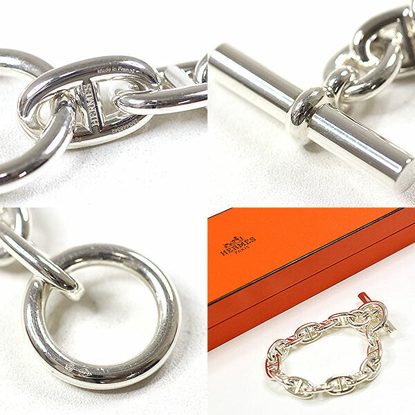 HERMES bracelet Silver925 Silver Chaine d'Ancre Bracelet MM