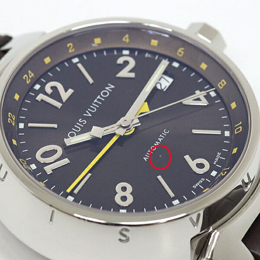 LOUIS VUITTON Watches Quartz Q1131 Stainless Steel Silver Black Type Tambour