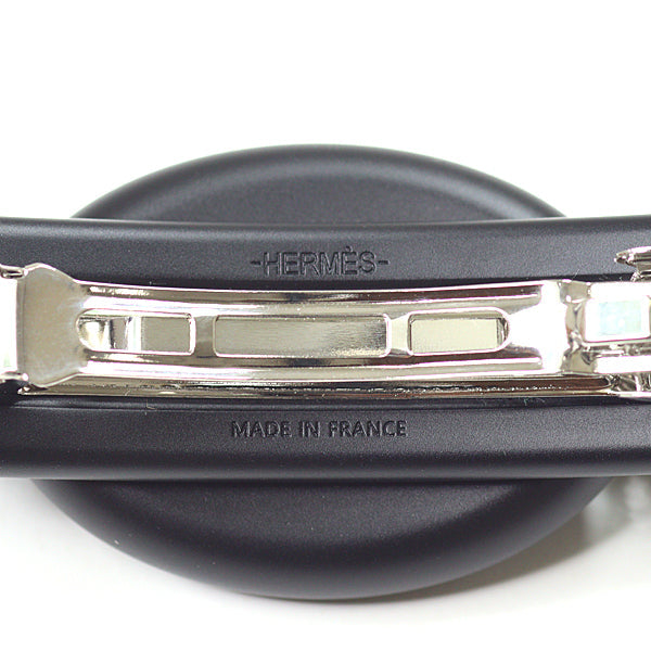 HERMES hair accessory H231033G 02TU Aluminum black Tori Mayon PM
