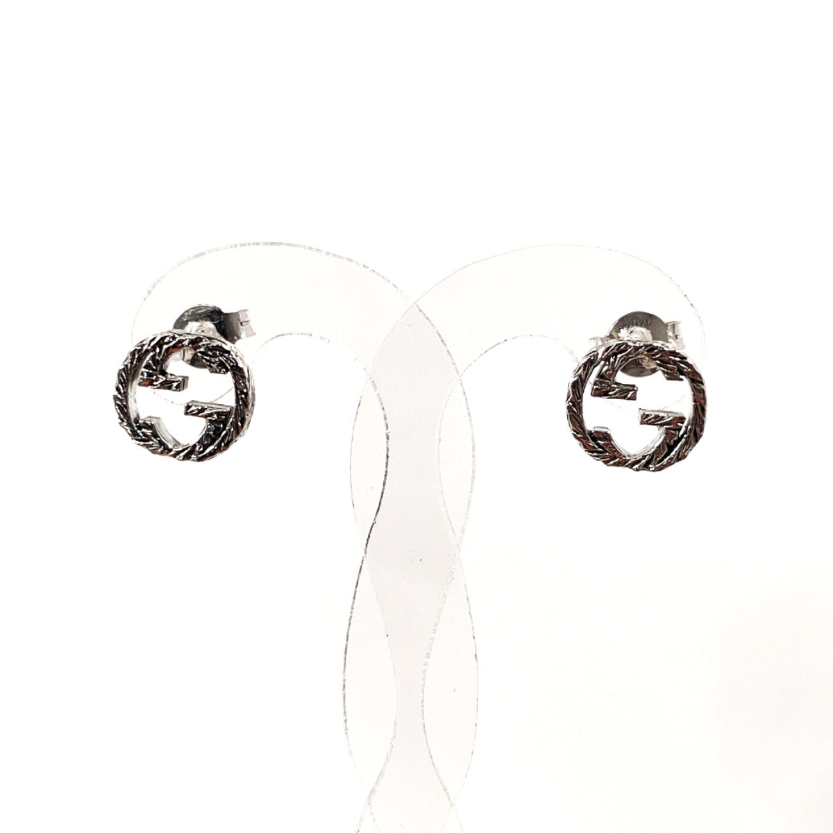 GUCCI Pierce 457109 J8400 0811 Silver925 Silver Interlocking G