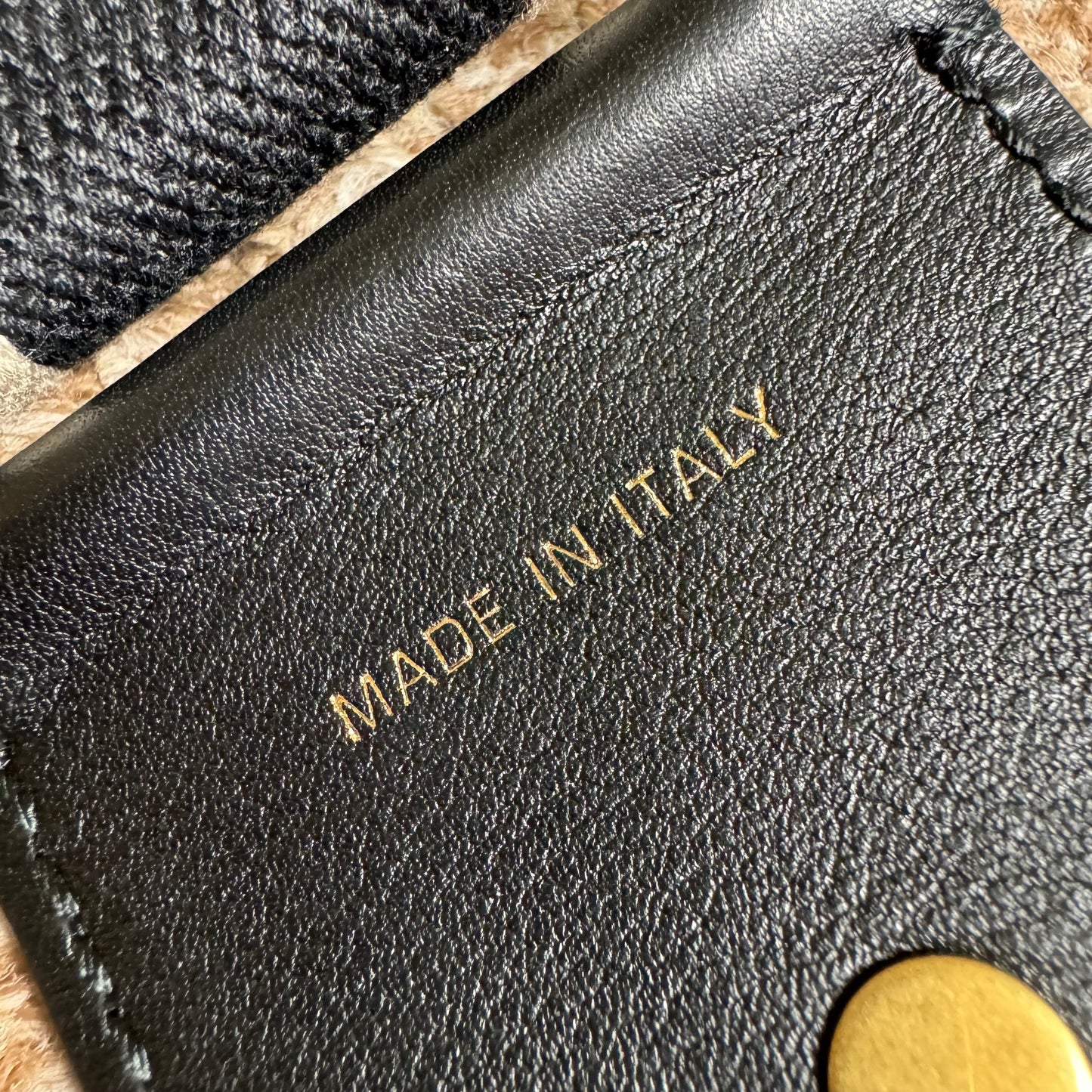 Dior Saddle Strap black canvas with Dior Logo