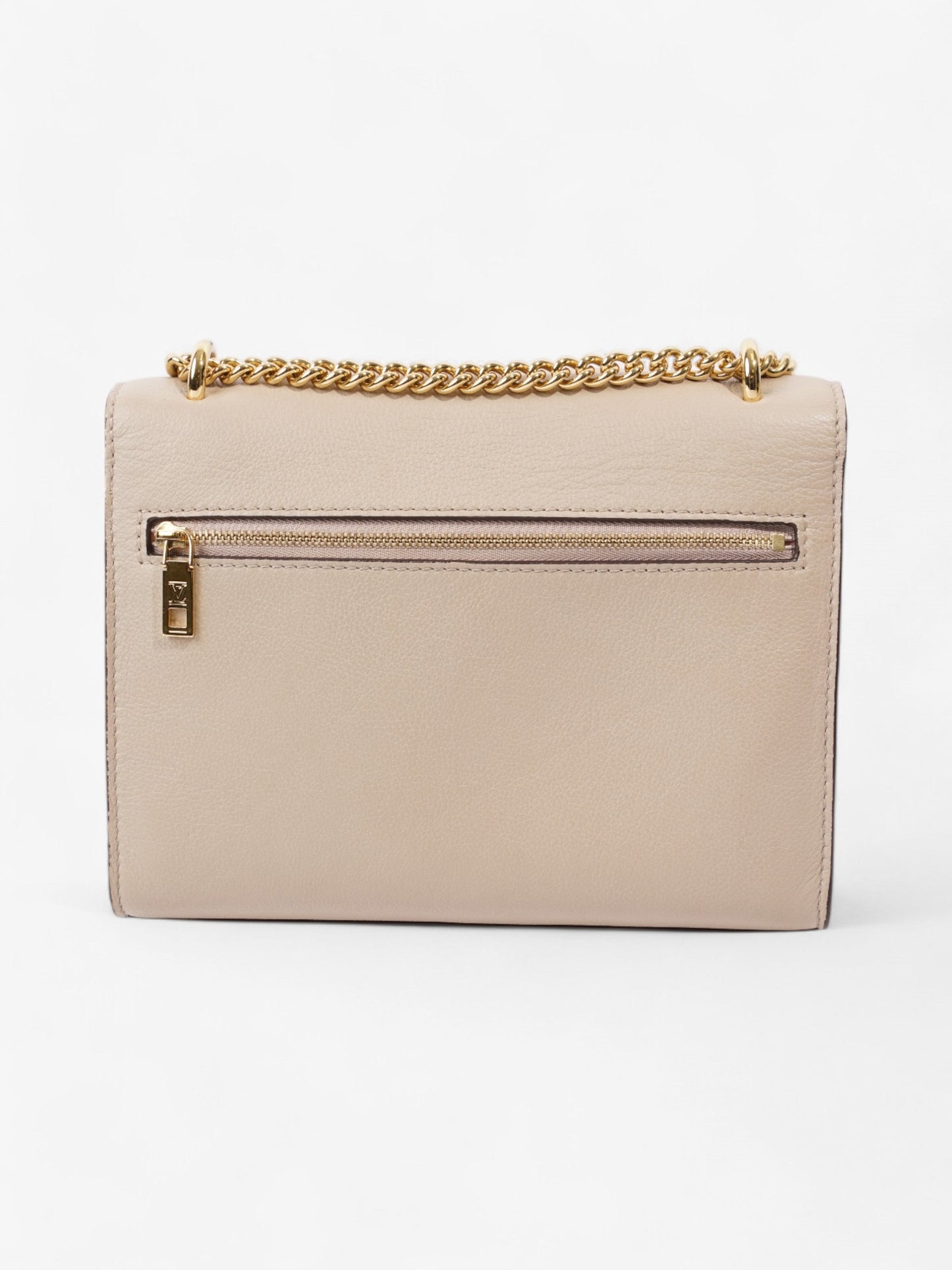 Louis Vuitton Mylockme Greige Calfskin Leather BB