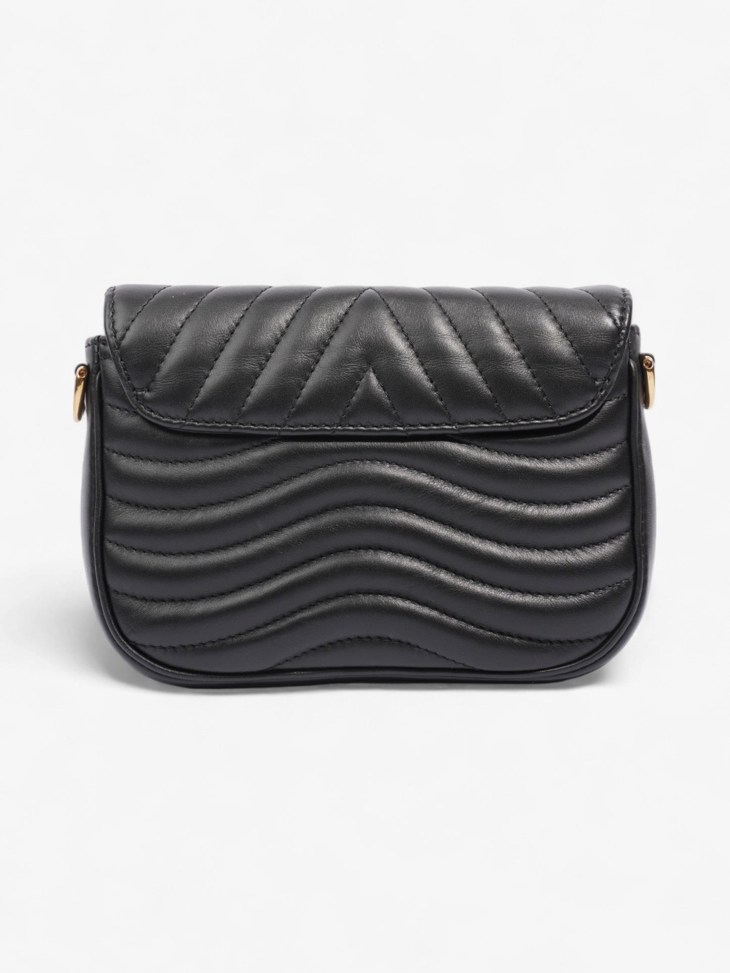 Louis Vuitton LV New Wave Multi Pochette Black Leather