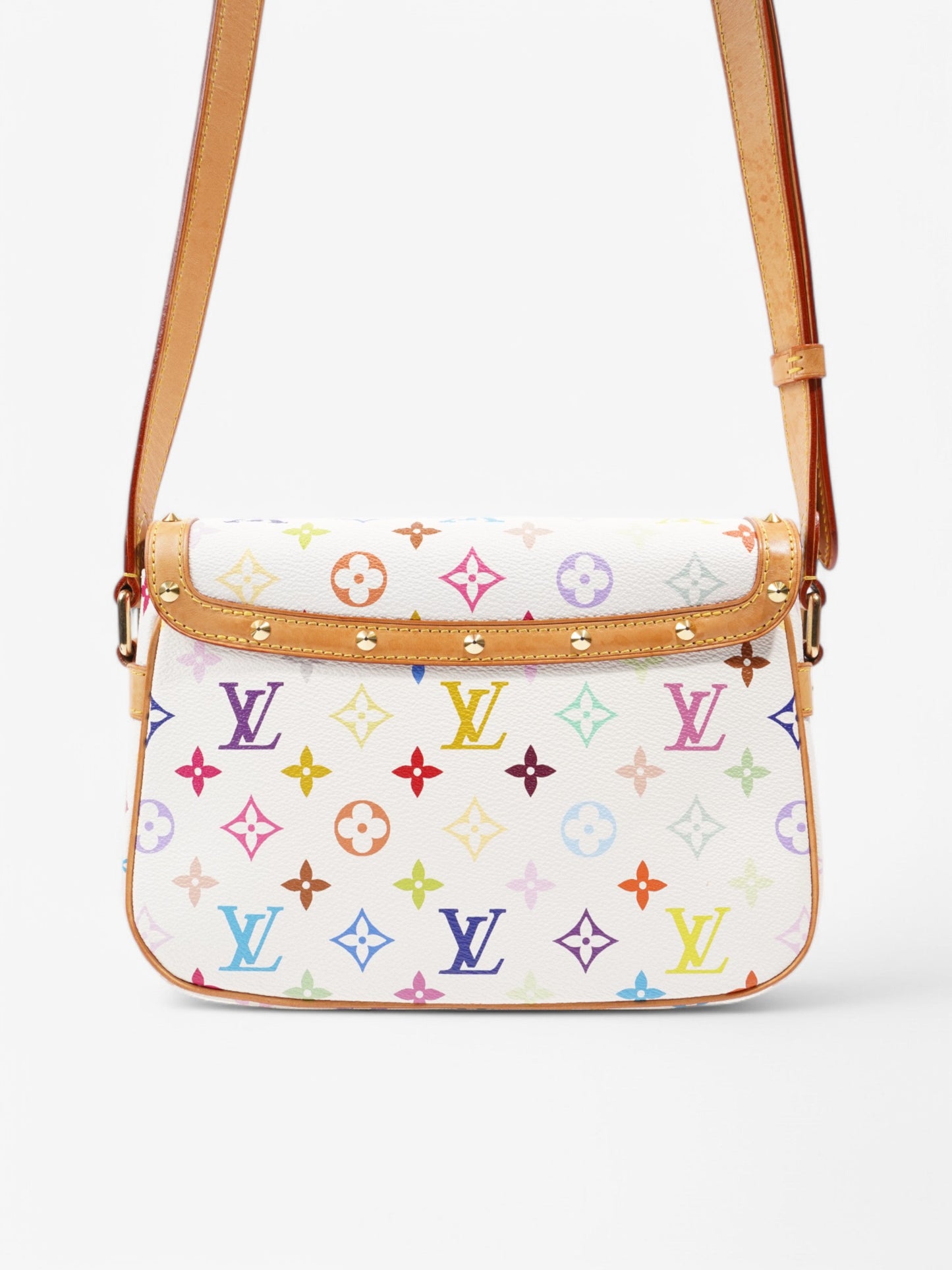 Louis Vuitton Sologne White / Multicolour Monogram Coated Canvas