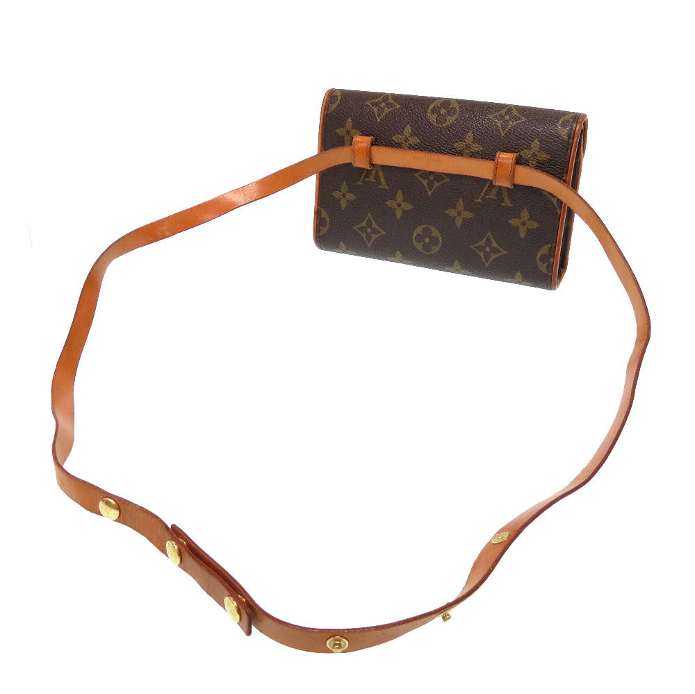 LOUIS VUITTON Waist bag M51855 Monogram canvas Brown Monogram Florentine Women