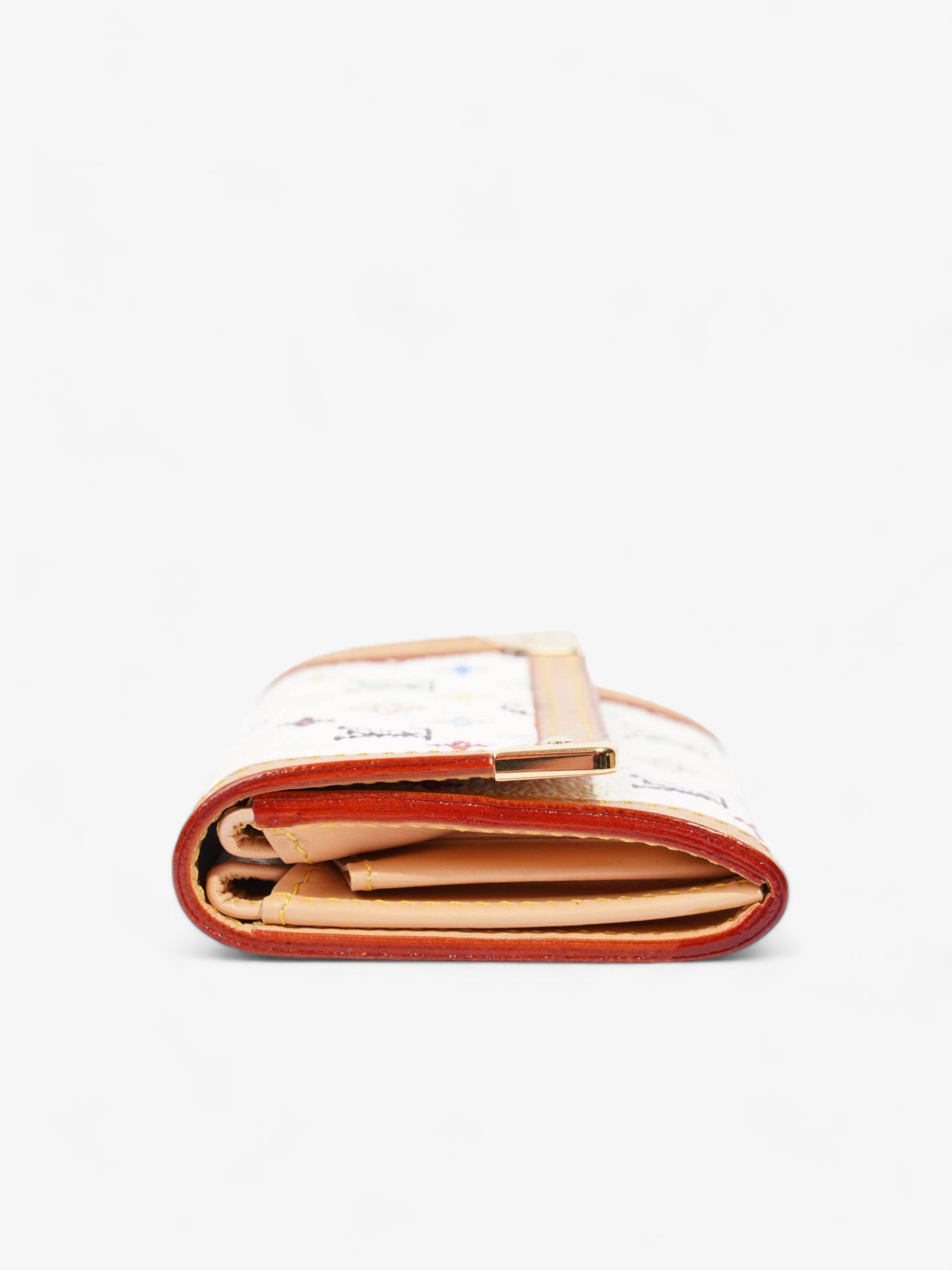 Louis Vuitton Murakami Wallet White Multicoloured Monogram Leather