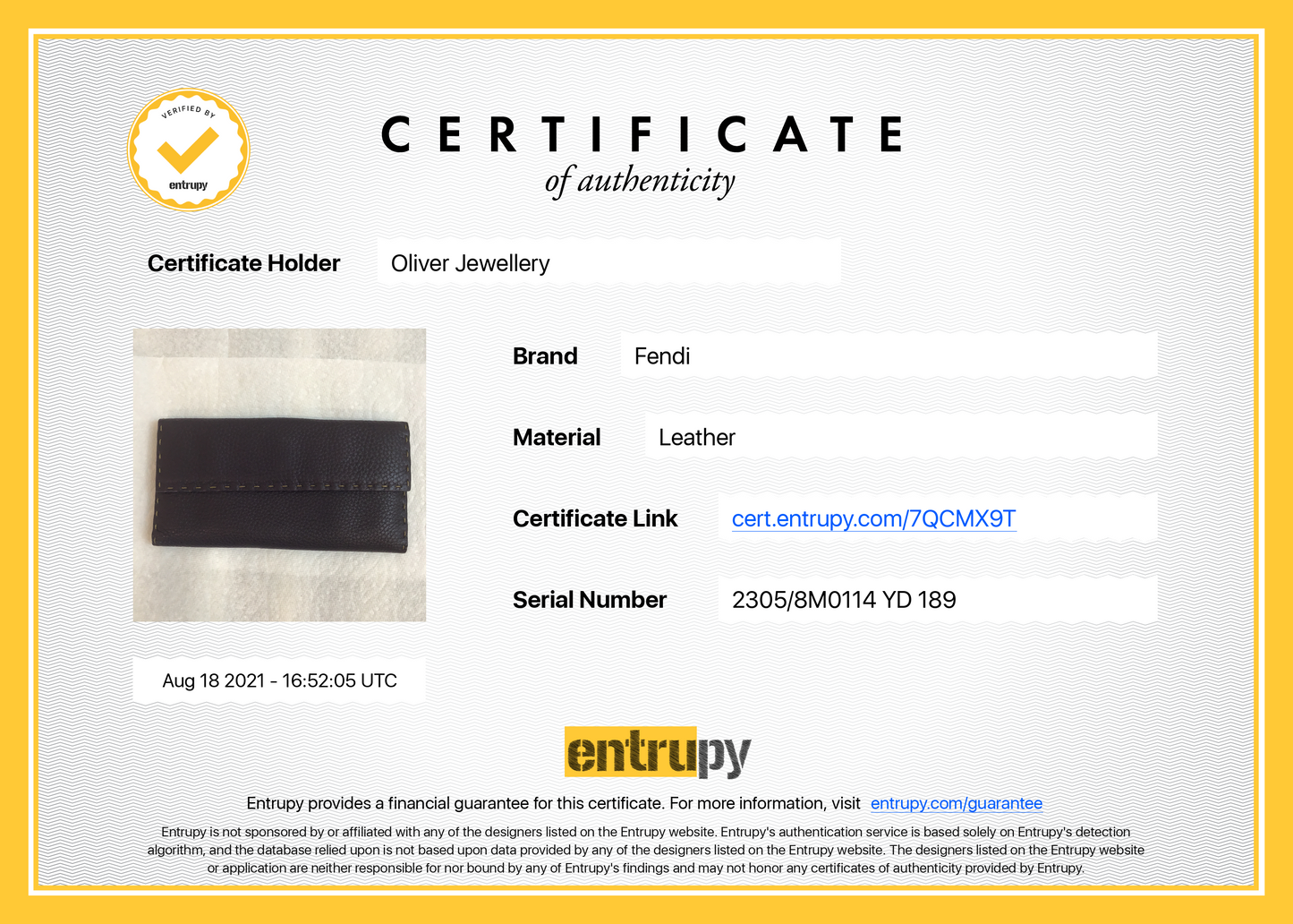 Fendi Selleria Continental Leather Wallet