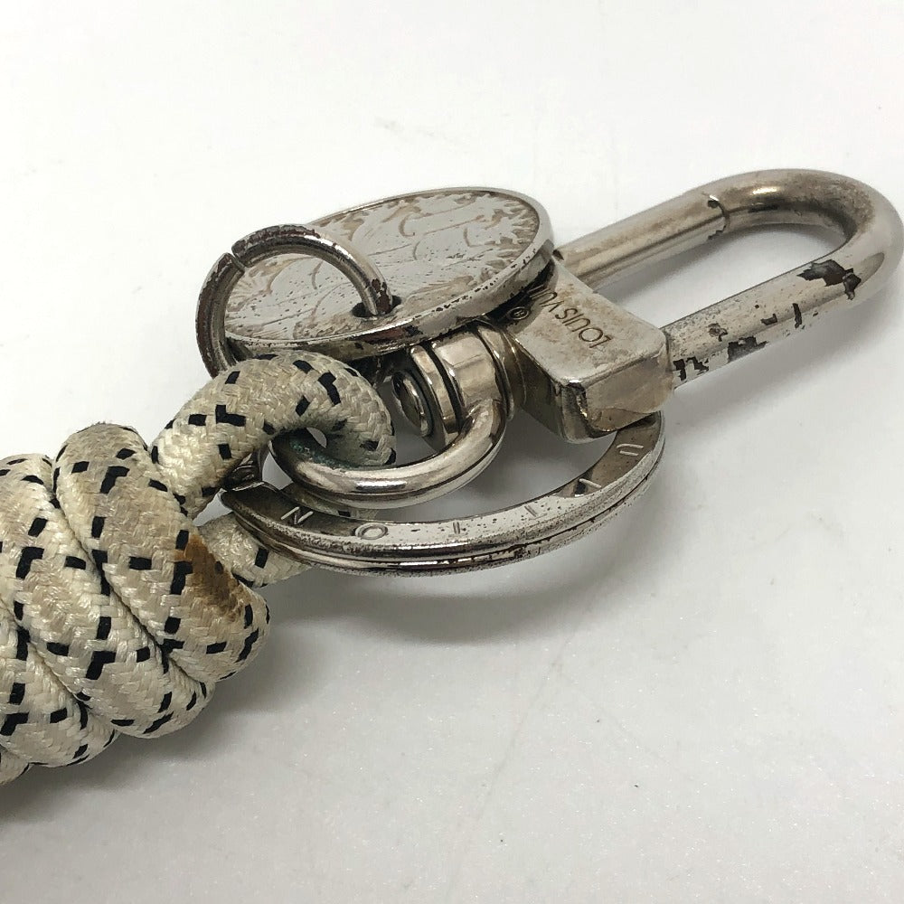 LOUIS VUITTON Bag charm MP1622 metal white Christopher nemes Key ring