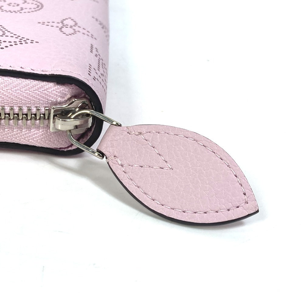 LOUIS VUITTON Long Wallet Purse M81426 monogram mahina leather purple Monogram Mahina Zippy wallet Women